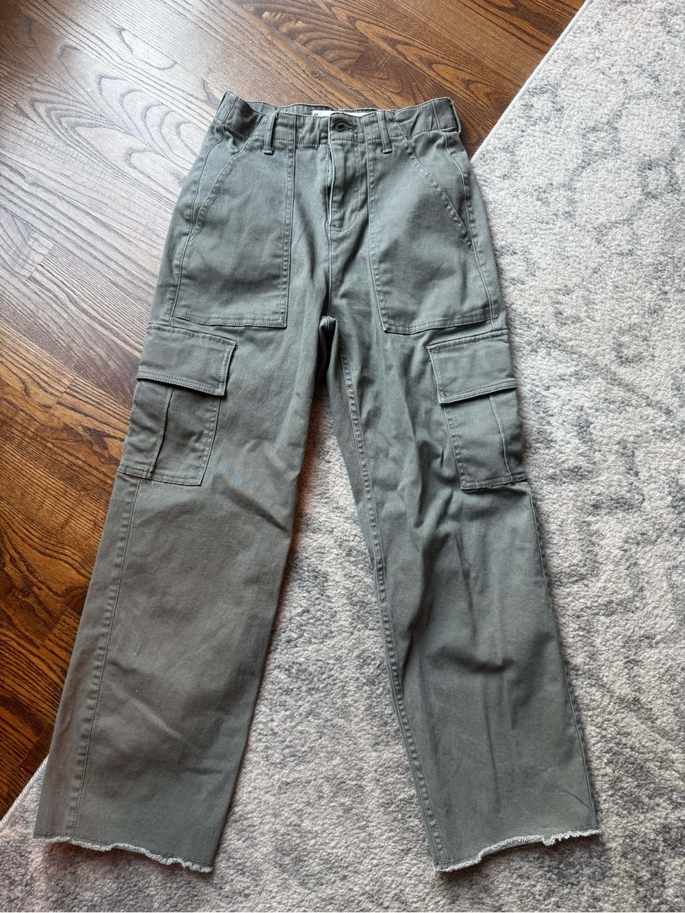 Hollister Army green Cargo Pants